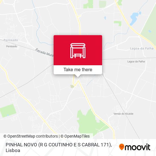 PINHAL NOVO (R G COUTINHO E S CABRAL 171) map