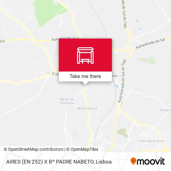 AIRES (EN 252) X Bº PADRE NABETO map