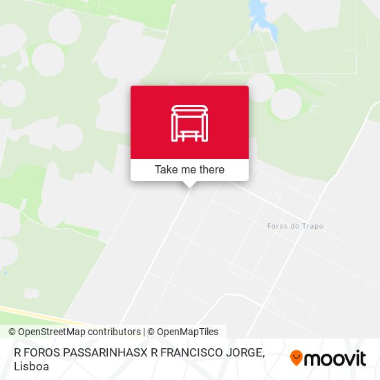 R FOROS PASSARINHASX R FRANCISCO JORGE map