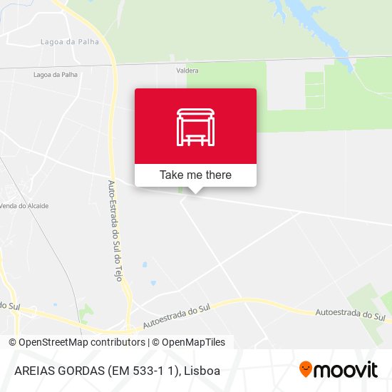 AREIAS GORDAS (EM 533-1 1) map