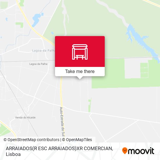 ARRAIADOS(R ESC ARRAIADOS)XR COMERCIAN map