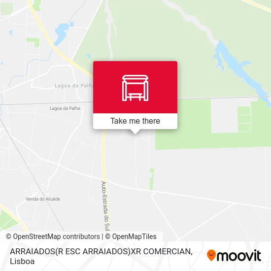 ARRAIADOS(R ESC ARRAIADOS)XR COMERCIAN map