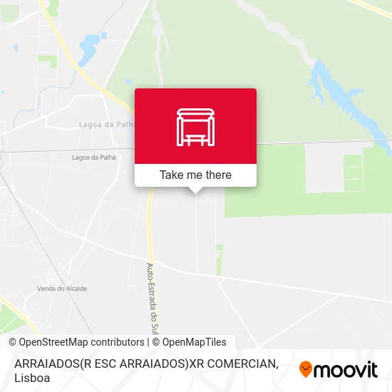 ARRAIADOS(R ESC ARRAIADOS)XR COMERCIAN map