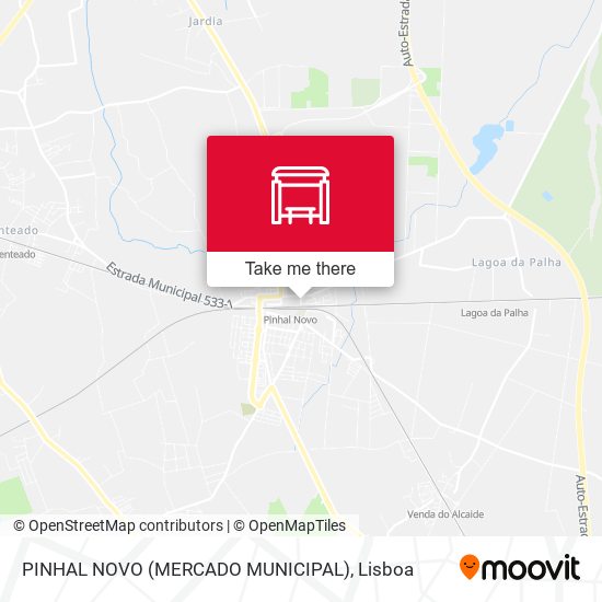 PINHAL NOVO (MERCADO MUNICIPAL) map