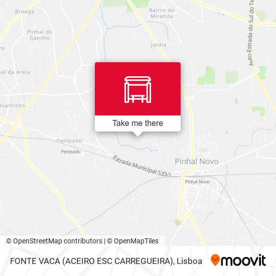 FONTE VACA (ACEIRO ESC CARREGUEIRA) map