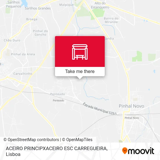 ACEIRO PRINCIPXACEIRO ESC CARREGUEIRA map
