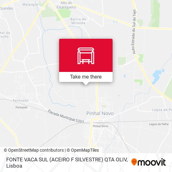 FONTE VACA SUL (ACEIRO F SILVESTRE) QTA OLIV map