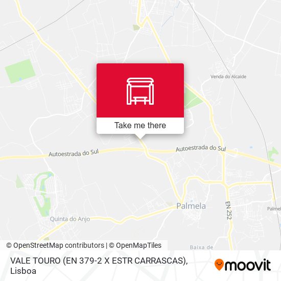 VALE TOURO (EN 379-2 X ESTR CARRASCAS) mapa