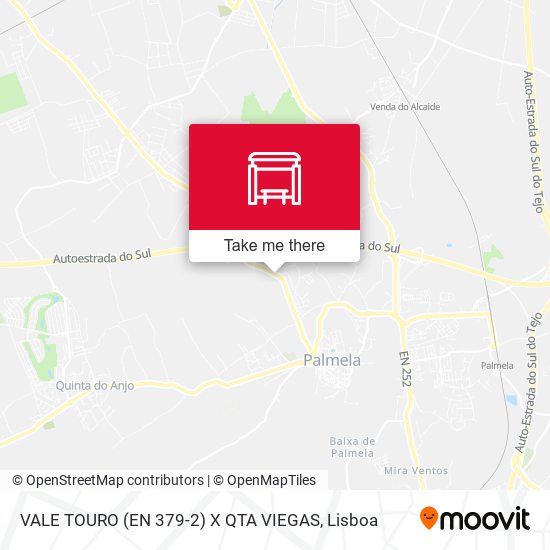 VALE TOURO (EN 379-2) X QTA VIEGAS map