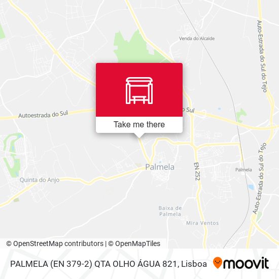 PALMELA (EN 379-2) QTA OLHO ÁGUA 821 map