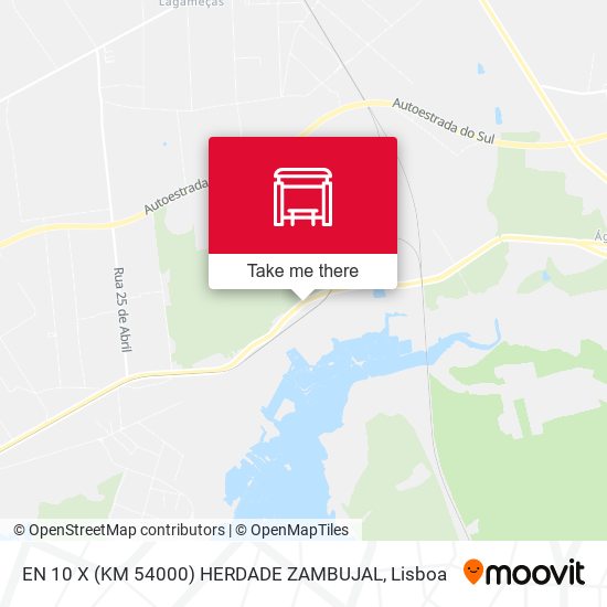 EN 10 X (KM 54000) HERDADE ZAMBUJAL map