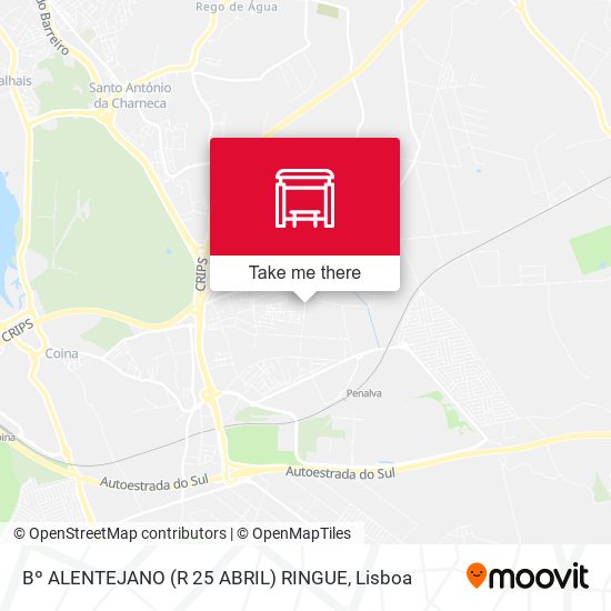 Bº ALENTEJANO (R 25 ABRIL) RINGUE mapa