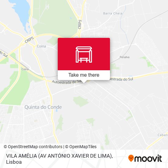 VILA AMÉLIA (AV ANTÓNIO XAVIER DE LIMA) mapa