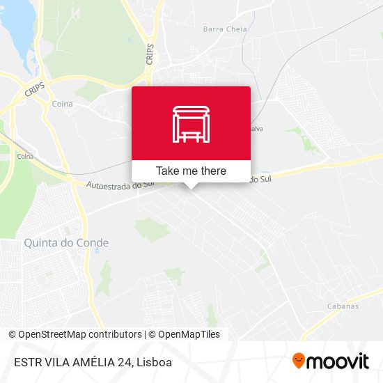 ESTR VILA AMÉLIA 24 map