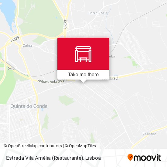Estrada Vila Amélia (Restaurante) map