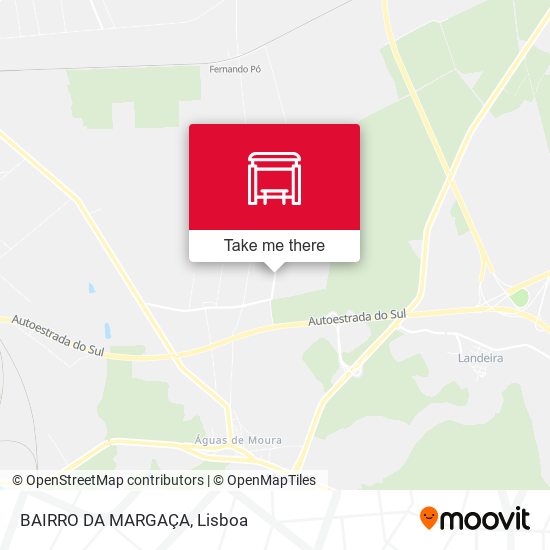 BAIRRO DA MARGAÇA mapa