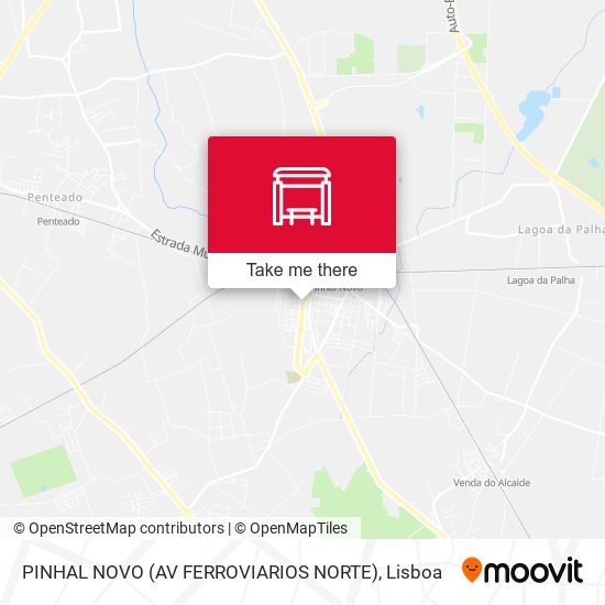 PINHAL NOVO (AV FERROVIARIOS NORTE) map