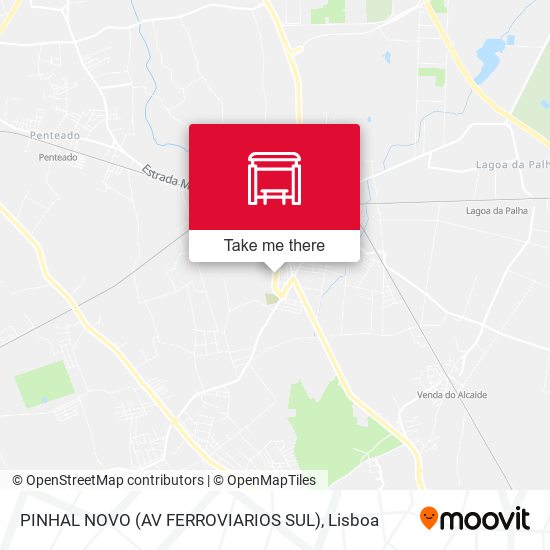 PINHAL NOVO (AV FERROVIARIOS SUL) map