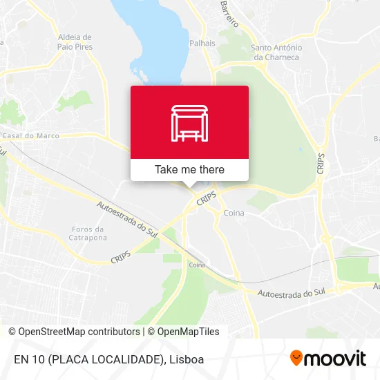 EN 10 (PLACA LOCALIDADE) map