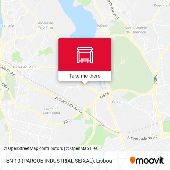 EN 10 (PARQUE INDUSTRIAL SEIXAL) map