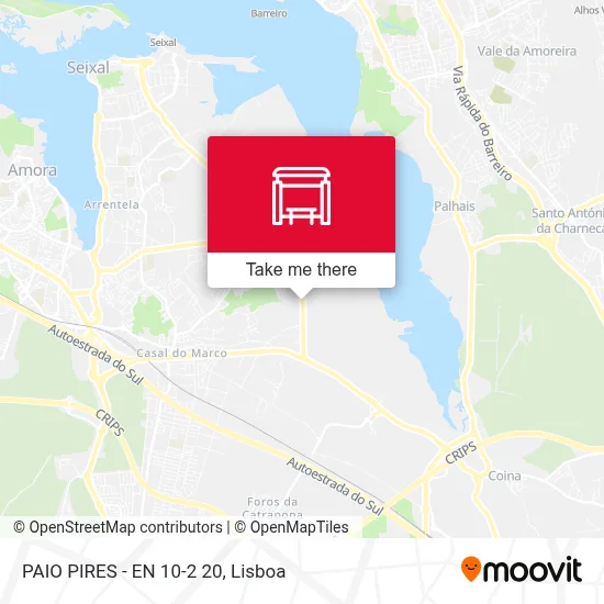 PAIO PIRES - EN 10-2 20 map