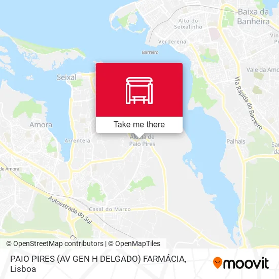 PAIO PIRES (AV GEN H DELGADO) FARMÁCIA map
