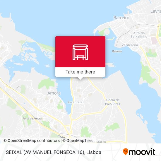 SEIXAL (AV MANUEL FONSECA 16) mapa