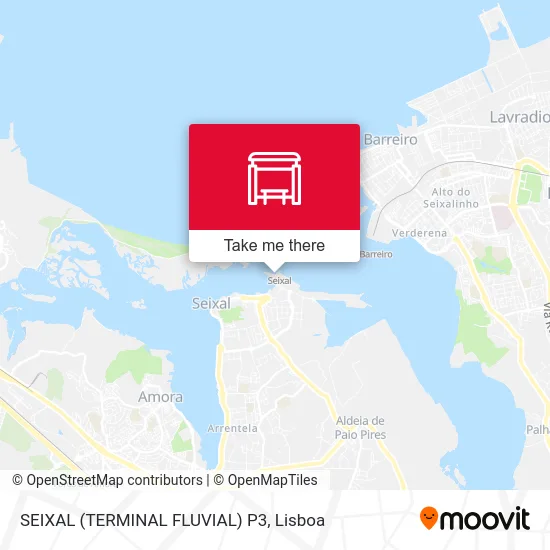 SEIXAL (TERMINAL FLUVIAL) P3 map