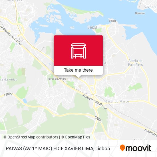 PAIVAS (AV 1º MAIO) EDIF XAVIER LIMA map