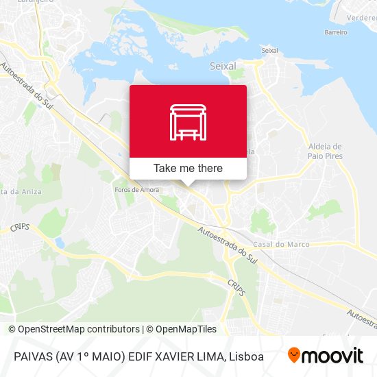 PAIVAS (AV 1º MAIO) EDIF XAVIER LIMA mapa