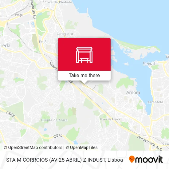 STA M CORROIOS (AV 25 ABRIL) Z INDUST map