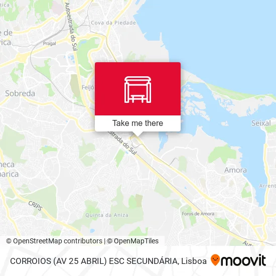 CORROIOS (AV 25 ABRIL) ESC SECUNDÁRIA map