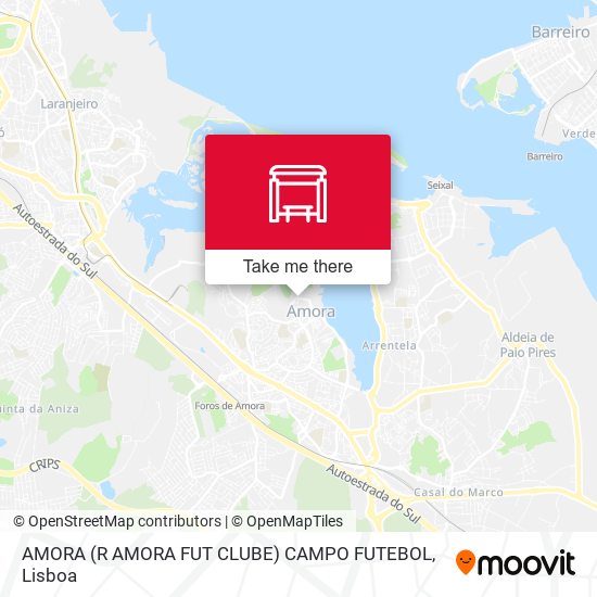 AMORA (R AMORA FUT CLUBE) CAMPO FUTEBOL mapa
