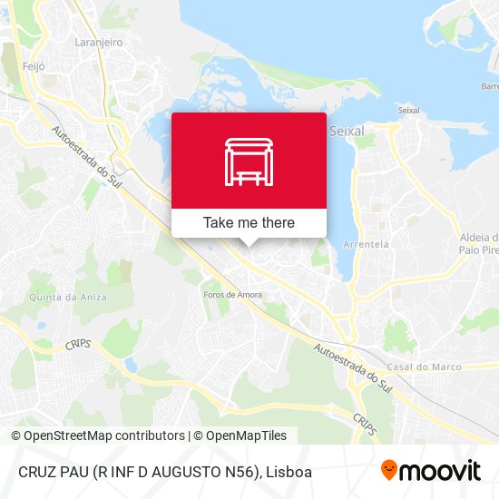 CRUZ PAU (R INF D AUGUSTO N56) mapa