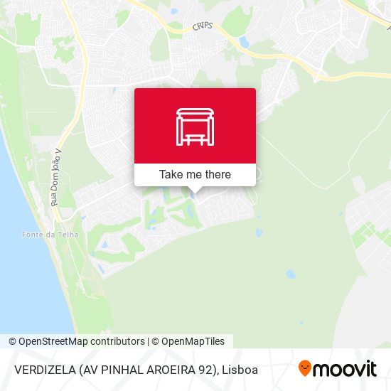 VERDIZELA (AV PINHAL AROEIRA 92) map