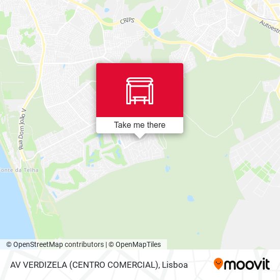 AV VERDIZELA (CENTRO COMERCIAL) mapa