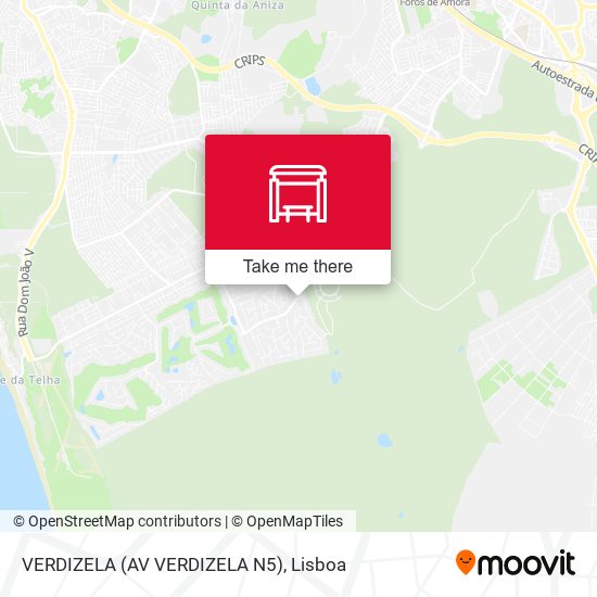 VERDIZELA (AV VERDIZELA N5) mapa