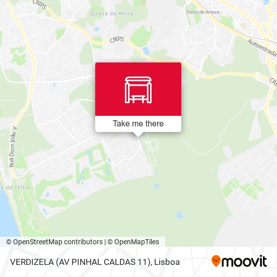 VERDIZELA (AV PINHAL CALDAS 11) mapa