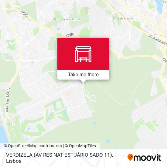 VERDIZELA (AV RES NAT ESTUÁRIO SADO 11) map