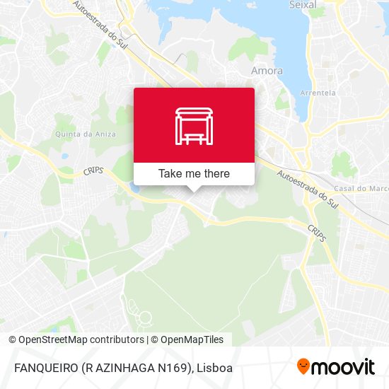FANQUEIRO (R AZINHAGA N169) mapa