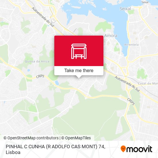 PINHAL C CUNHA (R ADOLFO CAS MONT) 74 map
