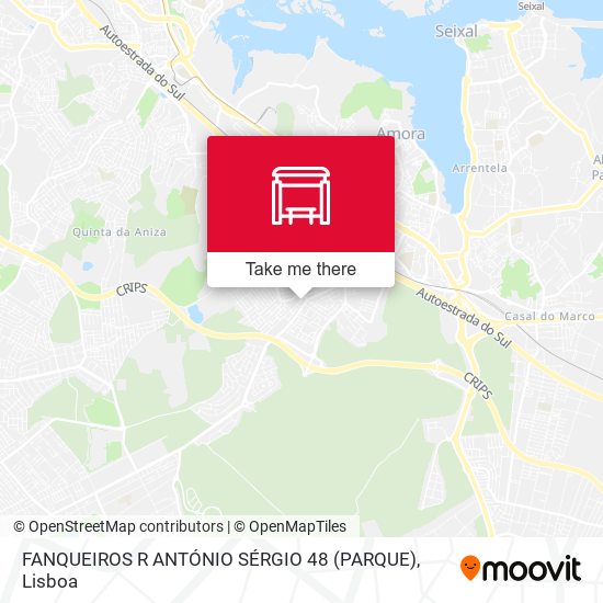 FANQUEIROS R ANTÓNIO SÉRGIO 48 (PARQUE) mapa