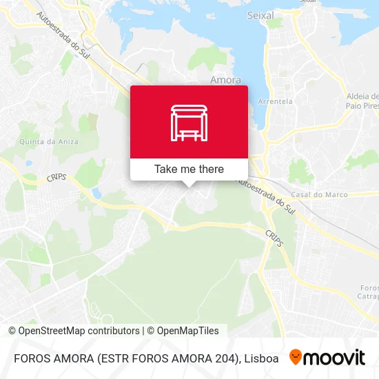 FOROS AMORA (ESTR FOROS AMORA 204) map