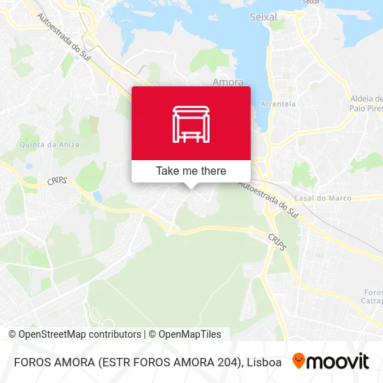 FOROS AMORA (ESTR FOROS AMORA 204) map