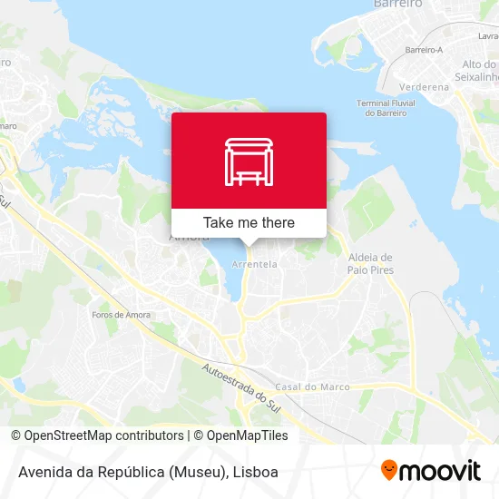 Avenida da República (Museu) map