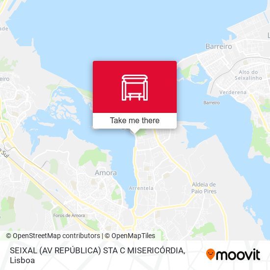 SEIXAL (AV REPÚBLICA) STA C MISERICÓRDIA map