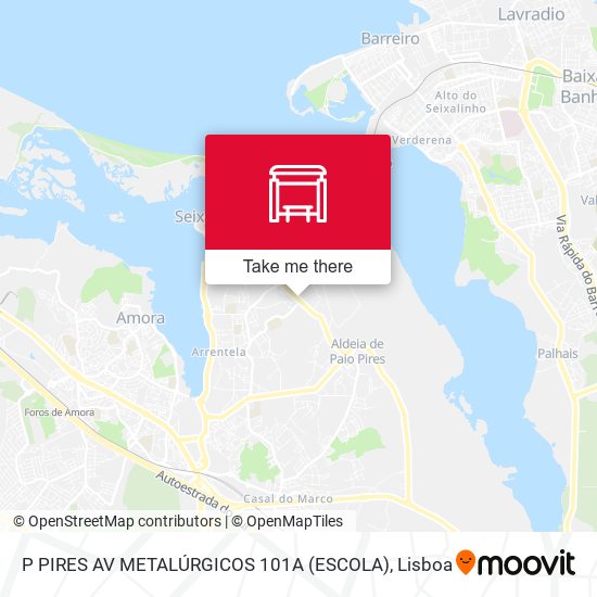 P PIRES AV METALÚRGICOS 101A (ESCOLA) mapa