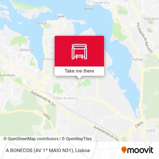 A BONECOS (AV 1º MAIO N31) map