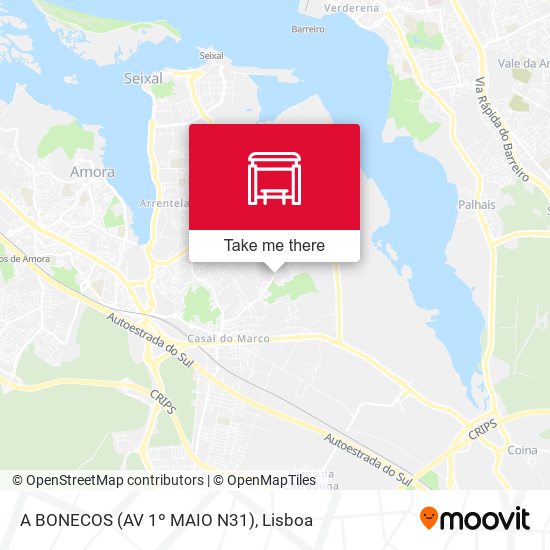 A BONECOS (AV 1º MAIO N31) mapa