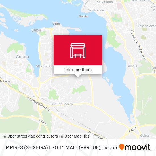 P PIRES (SEIXEIRA) LGO 1º MAIO (PARQUE) map
